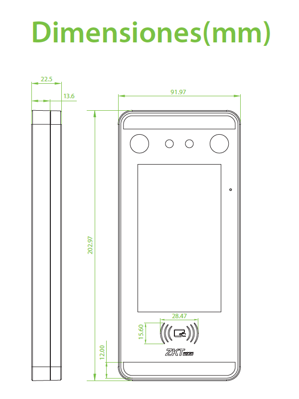 ZKTeco MiniACPlus-ID Diagrama