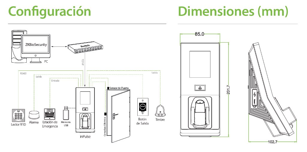 ZKTeco-inPulse Diagrama